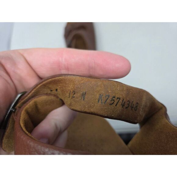 SAS SAN ANTONIO SHOES TRIPAD RELAXED AMBER BROWN LEATHER SANDALS WOMENS 12 N NEW - Picture 3 of 8